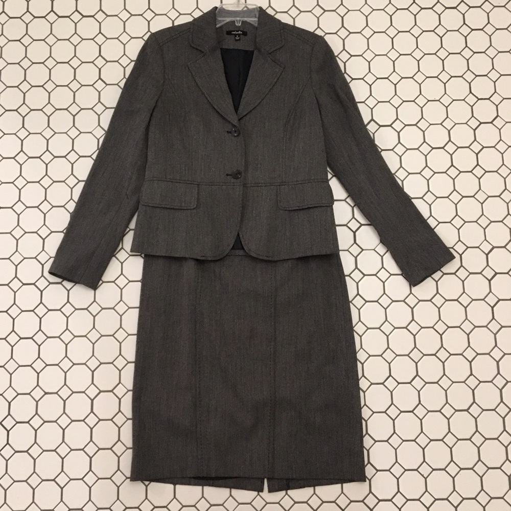 Rafaella Charcoal gray 2-piece suit